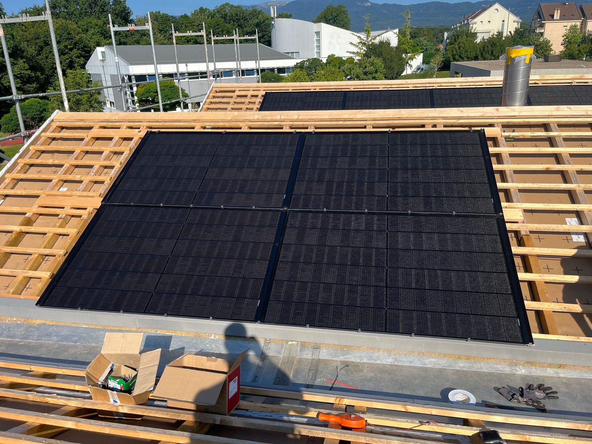Projet photovoltaïque AMILIA Énergies à Prangins