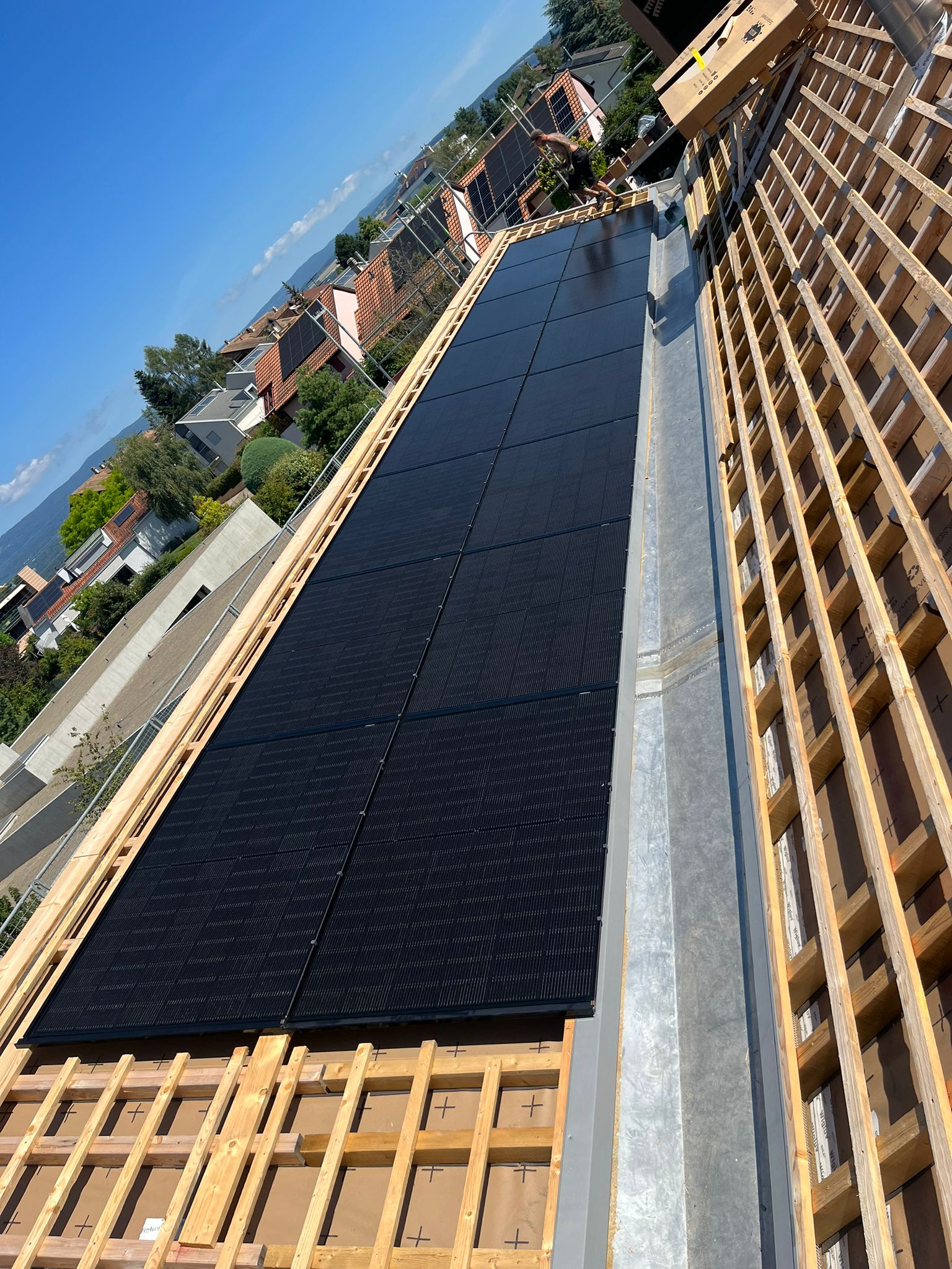 Installation photovoltaïque AMILIA Énergies à Prangins