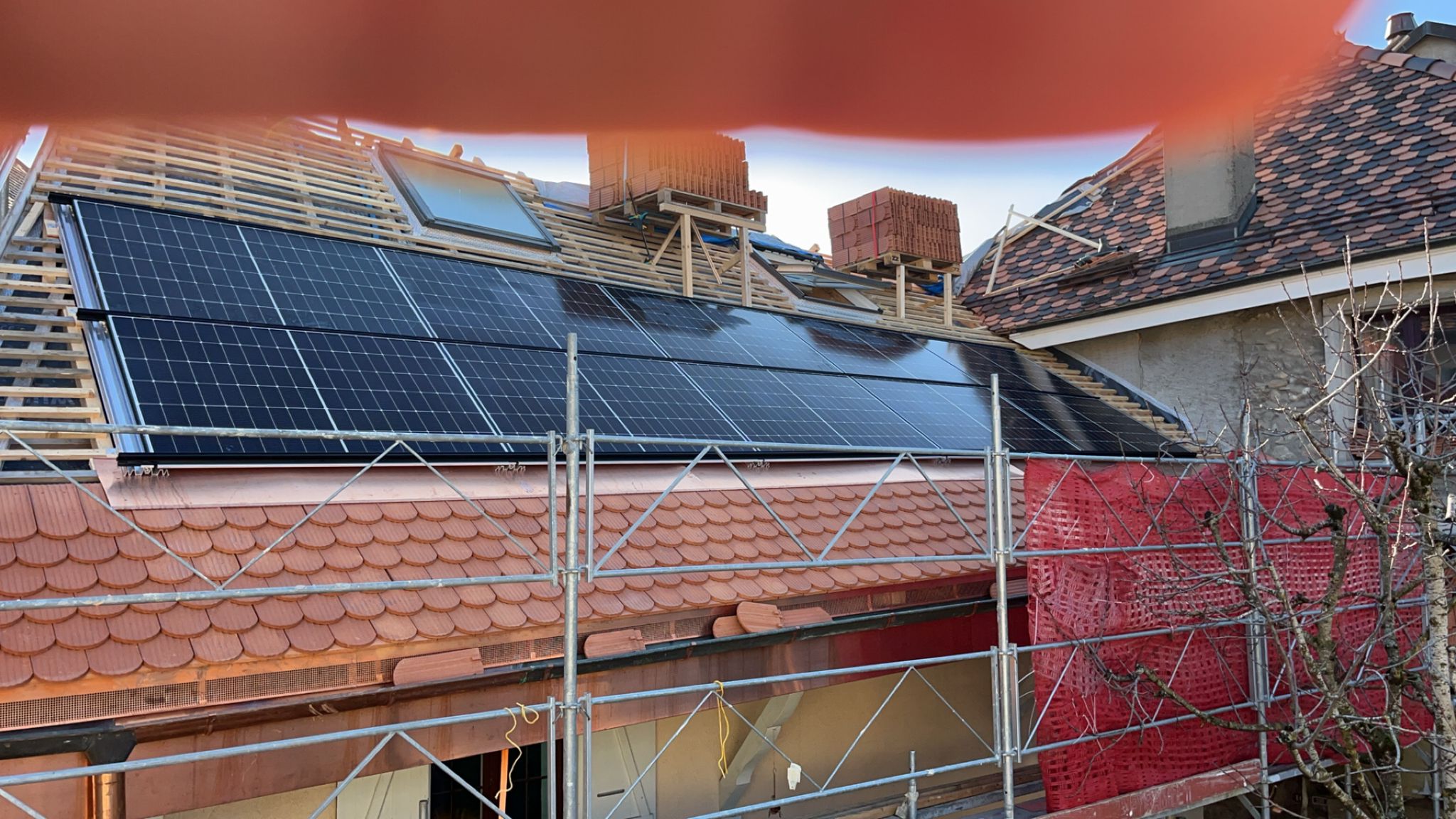 Réalisation photovoltaïque AMILIA Énergies en Suisse romande