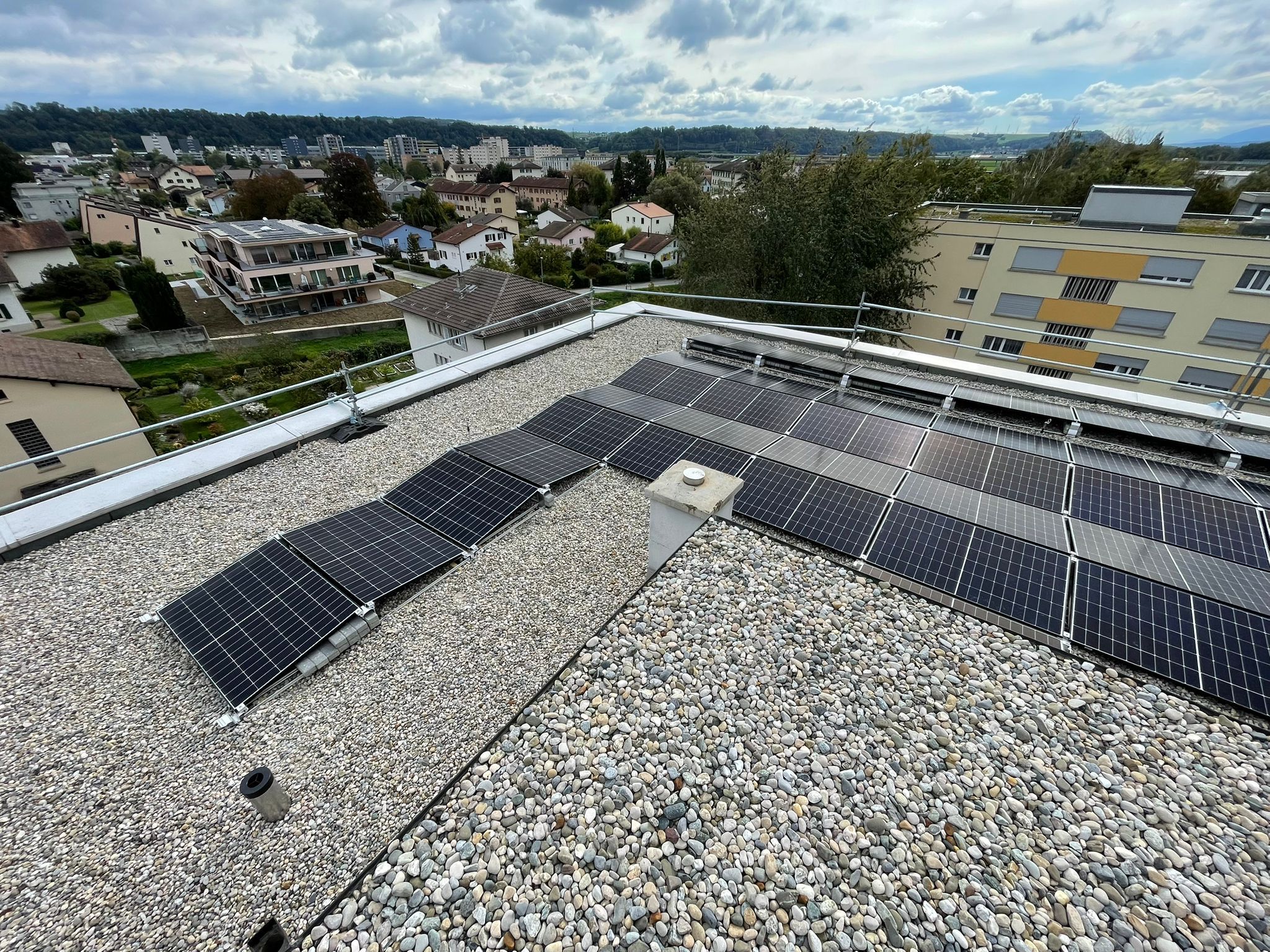 Réalisation photovoltaïque AMILIA Énergies en Suisse romande